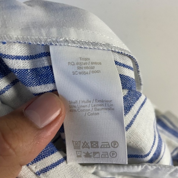 Boden St Ives Paperbag Linen Shorts - Picture 12 of 12